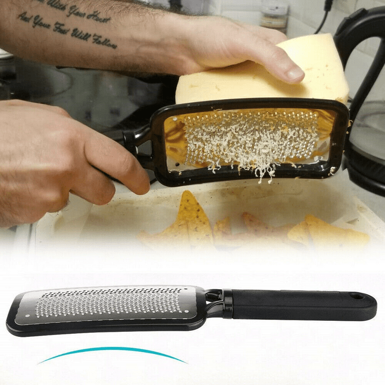 Stainless Steel Handheld Cheese Grater Lemon Zester Shredder Scraper Rasp  File