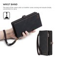 thumbnail image 5 of for iPhone 14 Plus Wallet Case, Durable PU Leather 2-in-1 Detachable Magnetic Flip Phone Case for iPhone 14 Plus Case Wallet with Card Holder Slots Zipper Pouch for Women Men, Black, 5 of 8