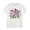 White, variant on XEGLSBU T-Shirts for Girls 10-12 Baggy Boy and Girl Fashion Casual Print Round Neck Loose Short Sleeve T Shirt Top Pink Size 10-11 Years