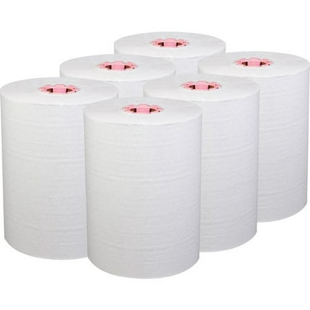 Scott Control Slimroll Towels  8  x 580 ft  White/Pink Core  Traditional Business 6/CT -KCC47032