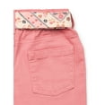thumbnail image 3 of Wonder Nation Little Girls Bermuda Shorts with Scarf Belt, Sizes 4-10, 3 of 3
