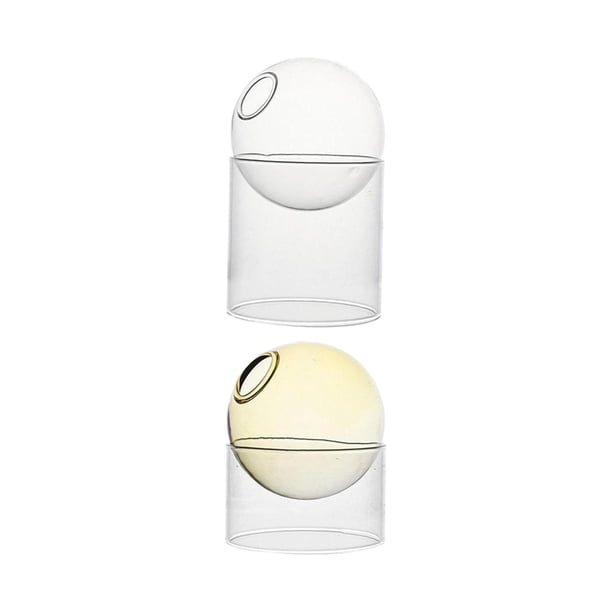 2 jarrones minimalistas, macetas de cristal para ventana o fiesta. EstiloD