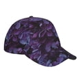 thumbnail image 3 of Fotbe Lilac Baseball Cap, Lilac Print Dad Hat,Outdoor Hat,Adjustable Sports Cap, Perfect For Activities, 3 of 9