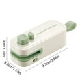 thumbnail image 2 of Mini Bag Sealer with Cutter and Magnet, 2026 New Rechargeable Portable Resealer Machine for Snack Plastic Bags, Upgrade 2 in 1 Bag Sealer Heat Seal with Cutter Food Storage Travel, 2 of 6