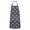 Navy Highland Cow, variant on Brown Highland Cow Daisy Farmhouse Pattern Apron-Garden Aprons for Women with Pockets-Cotton Linen Waterproof Kitchen Cooking Gardening Aprons Adjustable for Kitchen,Cooking,BBQ and Salon 33x27 Inch