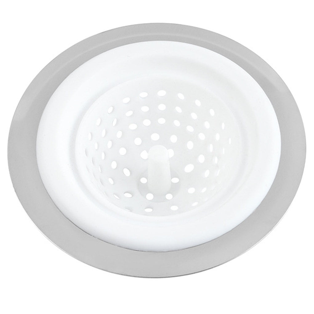 2 Pack Kitchen Sink Strainer Flexible Silicone Sink Stopper with ...