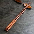 thumbnail image 5 of Handmade Japanese Natural Chestnut Wood Sushi Chopsticks Set Value Gift Sushi Chinese food Tie line, 5 of 10
