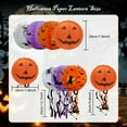 Small Photo Light Paper Jack O Hanging Pumpkin Bat Decoration Home
