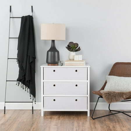 Achim Foldable Furniture 3 Drawer Single Dresser Ez Home