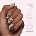thumbnail image 6 of Dashing Diva GLAZE EXTENSIONS Starter Kit in Matcha My Energy, Short Round, Semi-Cured Gel Nail Lengthening Strips, Includes 30 Gel Strips and LED Lamp, 6 of 7