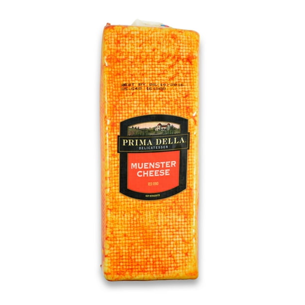 Prima Della Red Rind Muenster Loaf, Deli Sliced - Walmart.com - Walmart.com