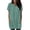 Mint Green, variant on Hfnxid Women Lightweight Dress Henley Short Sleeve Shirt Loose Fit Tunics Pullovers Top with Pockets Casual Leggings Blouse Pink XXL