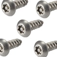 thumbnail image 3 of Fastenere Torx Security Sheet Metal Screws - #6 x 2" (25-Pack) Button Head, Tamper-Resistant, Anti Theft Stainless Steel Screws for Higher Level of Safety & Secure Fastening Solution, 3 of 6