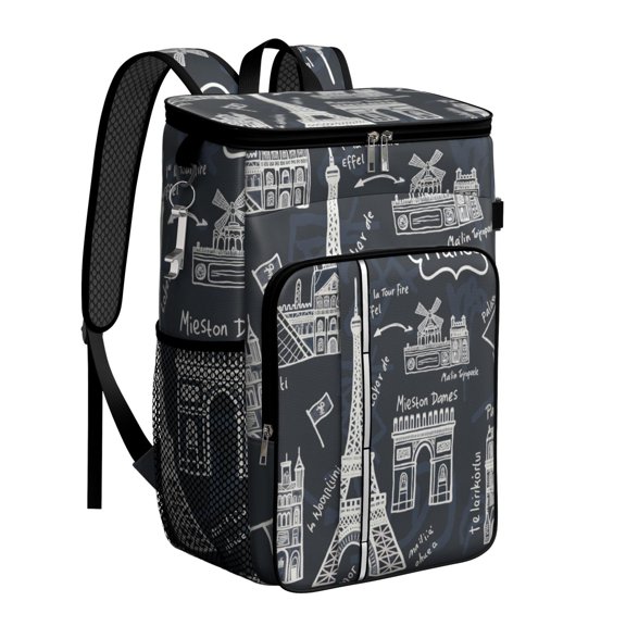 Insulated Lunch Box Cooler Backpack Portable Backpack Coolers Insulated Leak Proof,Waterproof Soft Sided Cooler Bag for Travel,Beach,Camping,Picnic,Lunch Backpack for Office Workers Family Travelers