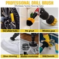 thumbnail image 6 of Reluein 27 Pack Drill Brush Set, Power Scrubber Brush with Extended Attachment, Scrub Pads for Grout, Tile, Bathroom, Kitchen, Car Cleaning, 6 of 7