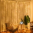 thumbnail image 3 of USB Curtain Lights Indoor Waterfall Fairy String Lights Led Bedroom Lights Decoration Wedding Christmas Party Holiday 3/4/6M, 3 of 5