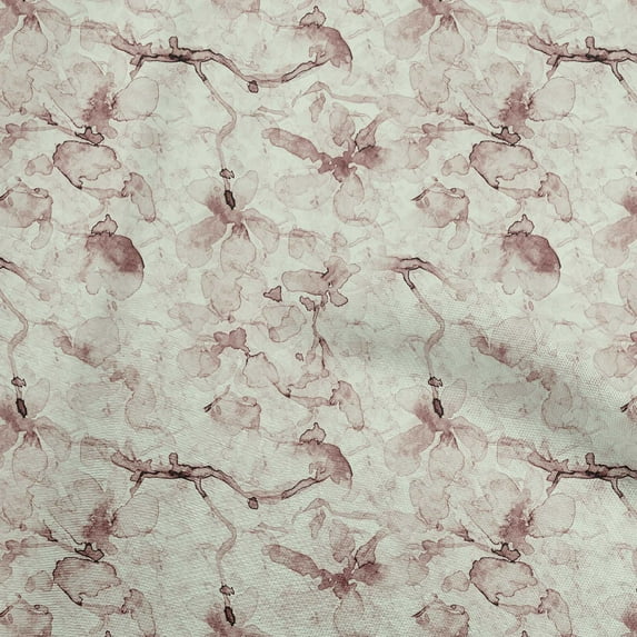 oneOone Cotton Poplin Twill Brown2 Fabric Texture Sewing Material Print Fabric By The Yard 56 Inch Wide