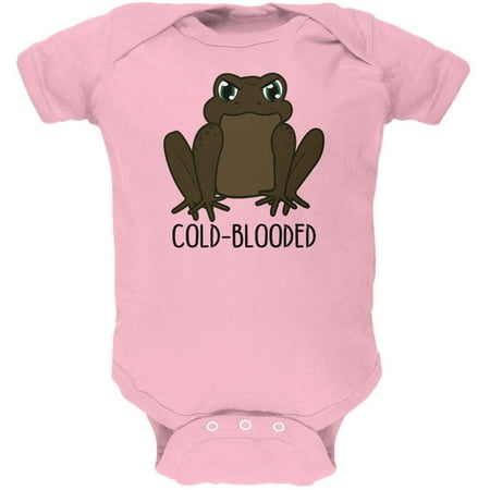 

Toad Cold Blooded Funny Soft Baby One Piece Light Pink 3-6 M