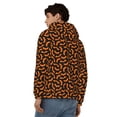 thumbnail image 4 of Kdxio Halloween Bat Print Men Hoodies Casual Hoodies for Men with Zip Pockets Full Zip Long Sleeve Sweatshirt Sports Hooded Jacket-Small, 4 of 5