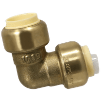 2 Pcs XFITTING Push to Connect 1/2 inch Elbow, Push Fit Elbow, 28-5-1=2XX