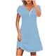 thumbnail image 1 of Vestido de Verano Casual, Suelto Impreso sin Mangas con Cuello en V Conjunto Superior para Fiesta, Uso Diario Y de Verano, 1 of 6