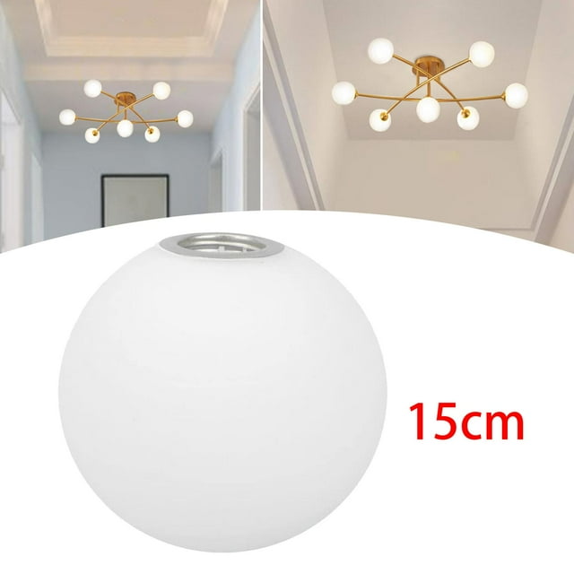Cubierta de accesorio de iluminación Yinane Pantalla de lámpara de vidrio G9 15CM