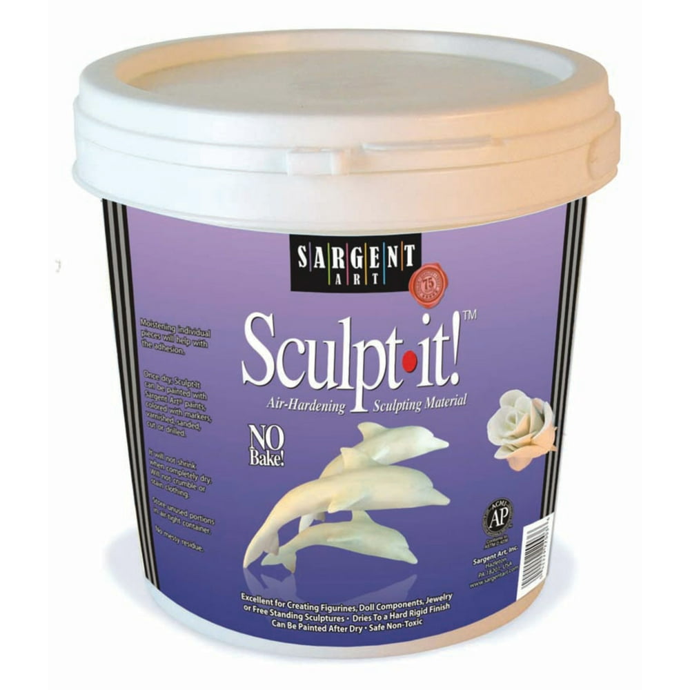 Sargent Art Sculpt it! Modeling Material, 2 lb., White