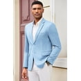 thumbnail image 2 of COOFANDY Mens Suit Coat Dress Jacket Blue Travel Blazer Wrinkle Free Business Casual Lightweight Jacket, 2 of 6