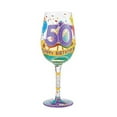 thumbnail image 5 of Lolita Happy 50th Birthday Wine Glass 9in H, 5 of 7