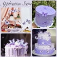 1 Bag 10 Sets 2 Styles Butterfly Cake Topper Sets Paper Cake Decoration ...
