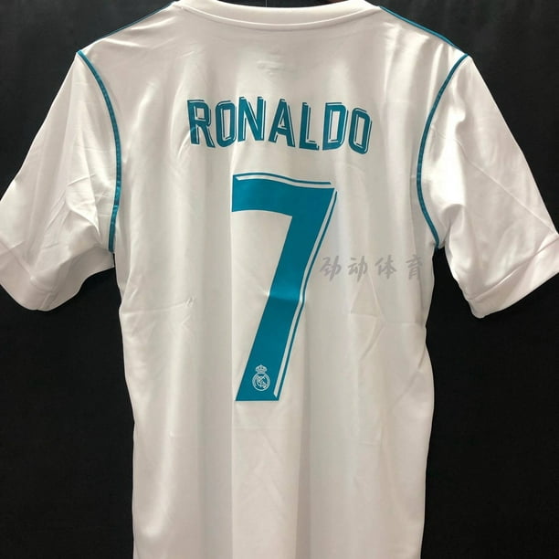 Real madrid camiseta real madrid Real Madrid camiseta real madrid No 7 Christian Ronaldo 17-18 final de la Liga de Campeones camiseta Personalización del equipo