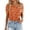 e-489Orange2298, variant on Women Shirts Off Shoulder Knit Tops Summer Casual Short Sleeve Cropped Shirt With Lace Up Detail Boho Blouse Boho Female Solid Color Dailywear