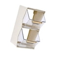 thumbnail image 2 of Abbracc Desktop Teabag Organizer Containers Large-capacity 2 Tiers Versatile Display Box White, 2 of 9