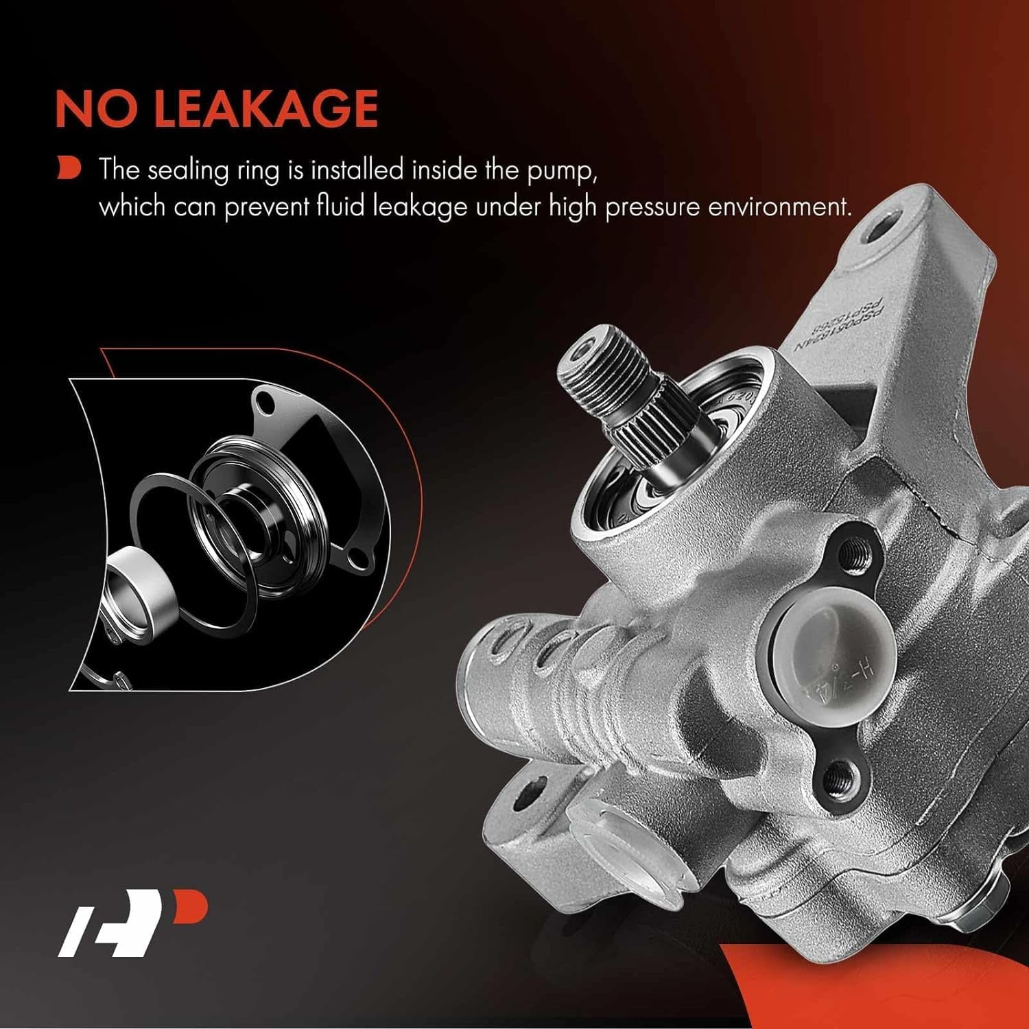 A-Premium Power Steering Pump Replacement for Honda Odyssey 1999-2004 V6 3.5L