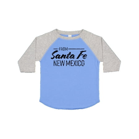 

Inktastic From Santa Fe New Mexico in Black Distressed Text Gift Toddler Boy or Toddler Girl T-Shirt