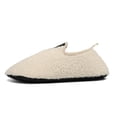 thumbnail image 5 of Wovix Women's Teddy Closed Back Indoor Slipper Closed Toe Simple Solid Warm House Shoes, 5 of 9