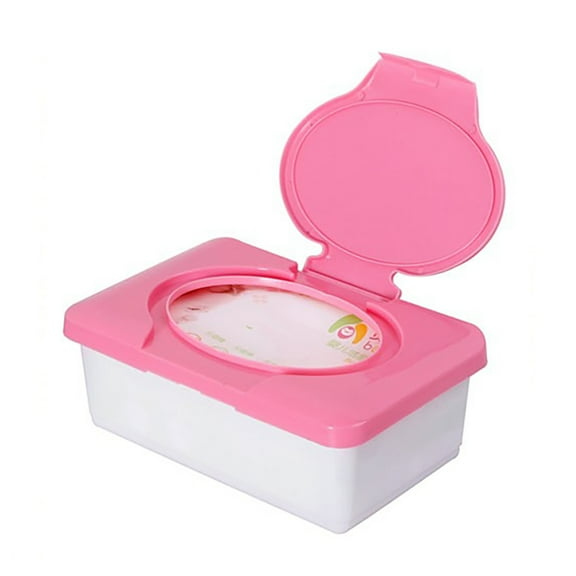 Dish Towels,Dry Wet Tissue Paper Box Stroller Portable Plastic Tissue Holder Container For Baby Care