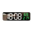 Reduced! NIHOND Led Digital Wall Clock Large Screen Wall Mounted Time ...