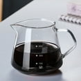 thumbnail image 2 of Pour Over Coffee Maker, 20 oz Borosilicate Glass Carafe Filter by Gsform, Drip Coffee Maker for Home Café Restaurant Camping, 600 ml, Clear, 2 of 5