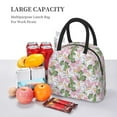 thumbnail image 5 of Salouo Lilies Flowers for Insulated Lunch Bag for Women/Men - Leakproof Cooler Tote Bag Organizer - Reusable Lunch Box for Office Picnic Hiking Beach-One Size, 5 of 6