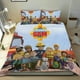 thumbnail image 1 of Sam el Bombero Conjunto de sábanas temático, trío de piezas, cómodo y amigable con la piel, diseño único, regalo de decoración para el hogar para familiares, amigos y fans,173cm *218cm, 1 of 6