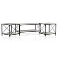 thumbnail image 4 of Furniture of America Acres 3-Piece Coffee Table Set, Gray, 4 of 6