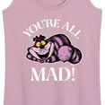 thumbnail image 3 of Alice In Wonderland - You're All Mad - Women's Racerback Tank Top, 3 of 5
