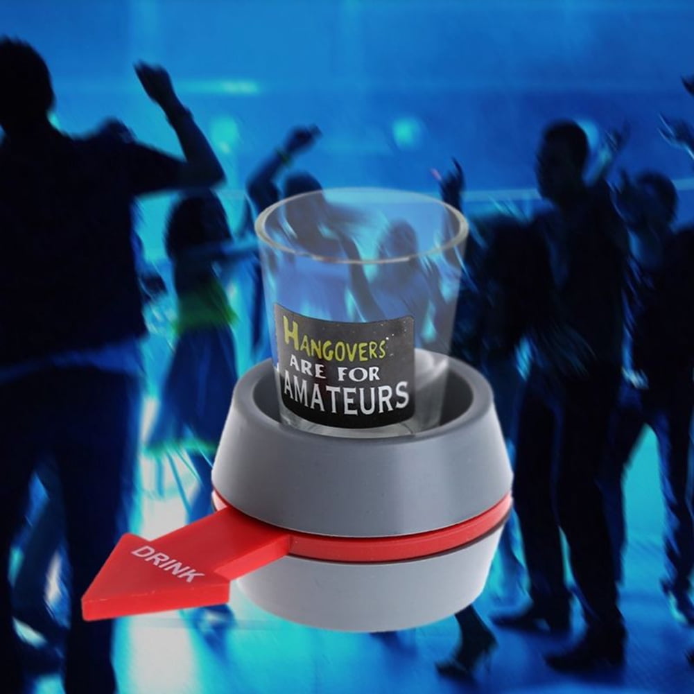 Visland Funny Spinner Spin The Shot Roulette Glass Alcohol