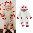 thumbnail image 2 of EnJoCho Baby Boy Valentines Day Jumpsuit Outfit Kids 𝖱ompers Spring 𝖢arnival Clothes Boys Festive Wear Playwear Jumpsuit, 2 of 9