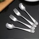 thumbnail image 3 of 12 Pieces Kids Silverware Stainless Steel Children's Safe Child Spoon And Fork Set Toddler Utensils, 3 of 5