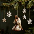 thumbnail image 4 of Visland 2D Acrylic Jesus Christ Ornament Car Rearview Mirror Hanging Decor Auto Interior Religious Gift for Christian Retro Faith Accessories, 4 of 8