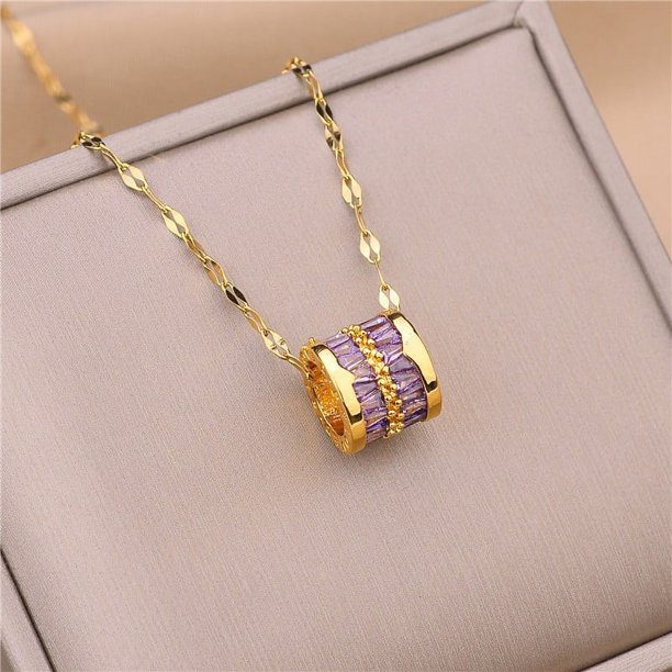 Collar de acero de titanio Sentido del estilo de las mujeres Collar grande de estilo japonés y coreano Cadena de clavícula Estilo frío