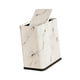thumbnail image 3 of Cubo de basura para baño, cesto de basura, cubo de almacenamiento con tapa a presión, de basura estrecho para restaurante, guardería, hogar Blanco, 3 of 7