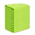 thumbnail image 2 of Arkwright SmartEdge Cleaning Cloths (Pack of 12), 16x16, Microfiber, Zig Zag Edges, Lime Green, 2 of 8